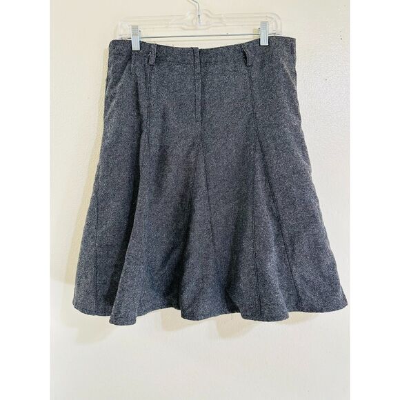 Divided by H&M Women's Wool Blend Gray Flared Miniskirt Size 10 - Picture 1 of 3